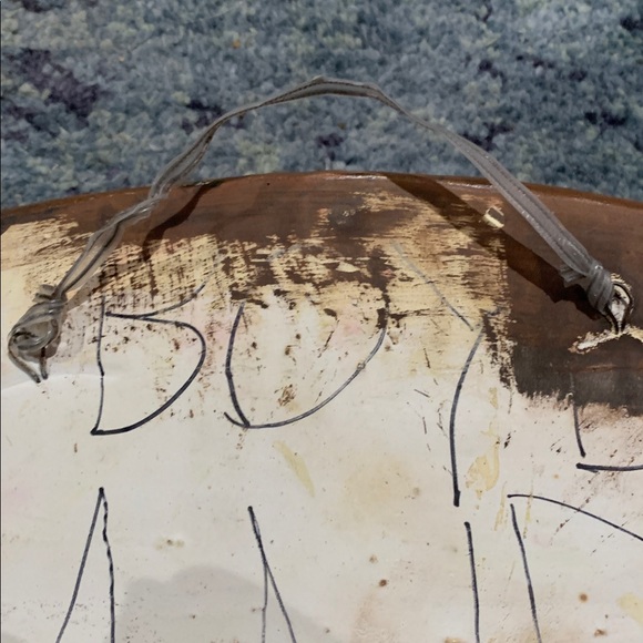 Ceramic wall hanging scripture verse cornucopia in great vintage condition - Picture 8 of 8